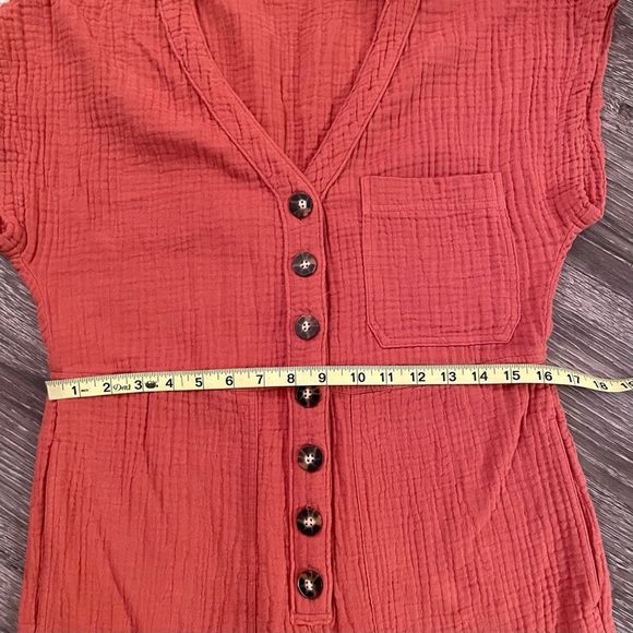 Madewell lightspun cap sleeve jumpsuit size XS - Picture 10 of 11